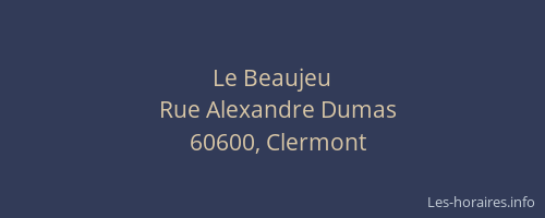 Le Beaujeu