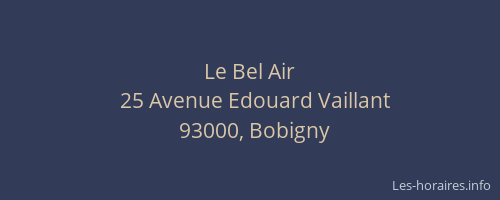 Le Bel Air