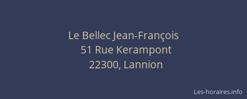 Le Bellec Jean-François