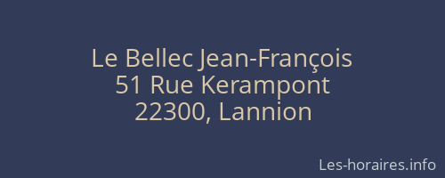 Le Bellec Jean-François