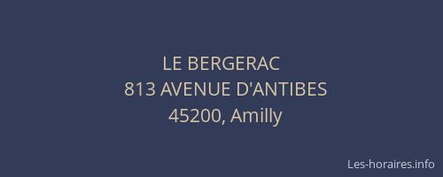 LE BERGERAC