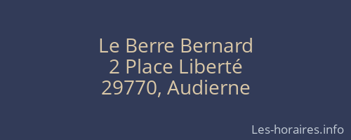 Le Berre Bernard