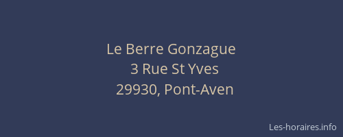 Le Berre Gonzague