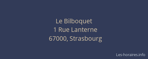 Le Bilboquet