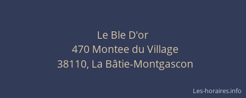 Le Ble D'or