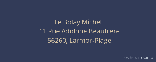 Le Bolay Michel