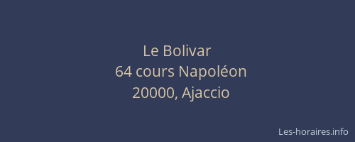 Le Bolivar
