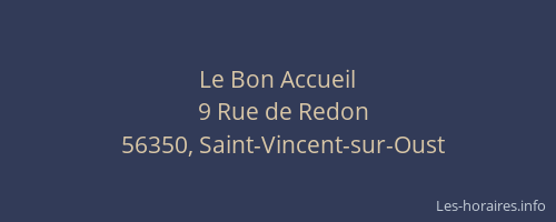 Le Bon Accueil