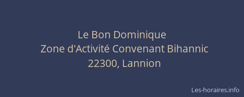 Le Bon Dominique