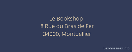 Le Bookshop