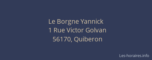 Le Borgne Yannick