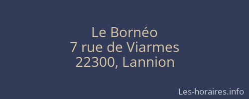 Le Bornéo