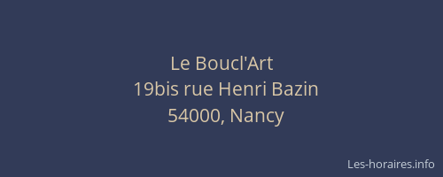 Le Boucl'Art