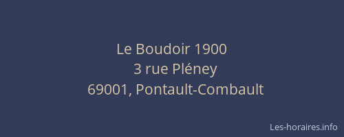 Le Boudoir 1900
