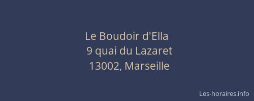 Le Boudoir d'Ella
