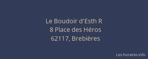 Le Boudoir d'Esth R