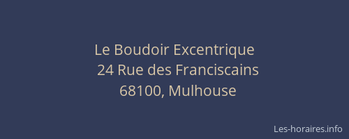 Le Boudoir Excentrique