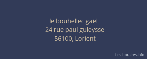 le bouhellec gaël