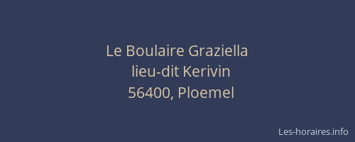 Le Boulaire Graziella