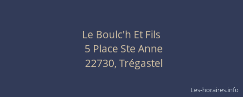 Le Boulc'h Et Fils
