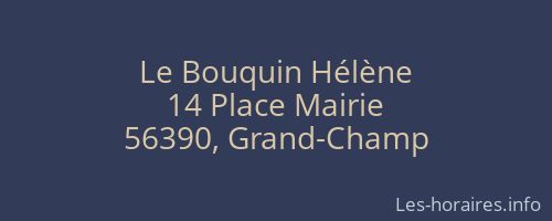 Le Bouquin Hélène