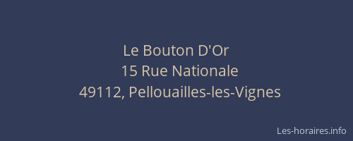 Le Bouton D'Or