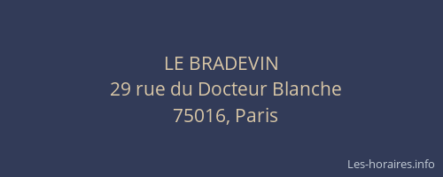 LE BRADEVIN