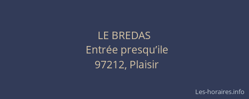 LE BREDAS