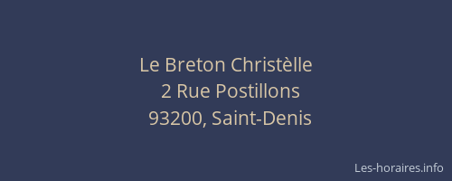 Le Breton Christèlle
