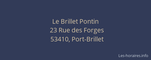 Le Brillet Pontin