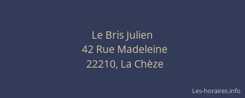 Le Bris Julien