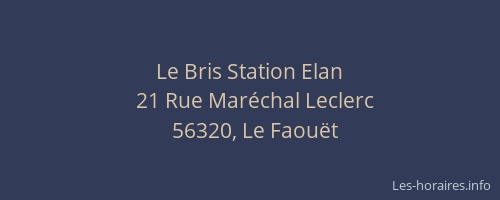 Le Bris Station Elan