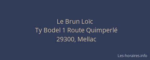 Le Brun Loïc