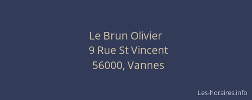 Le Brun Olivier