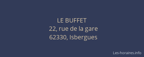 LE BUFFET