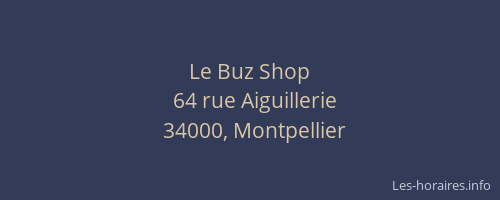 Le Buz Shop