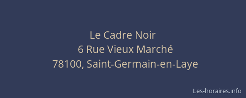 Le Cadre Noir