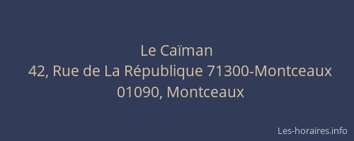Le Caïman