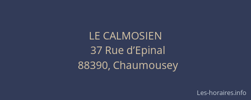 LE CALMOSIEN