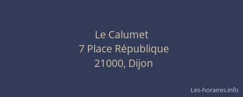 Le Calumet