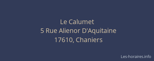 Le Calumet