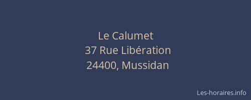 Le Calumet