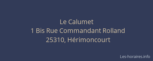 Le Calumet