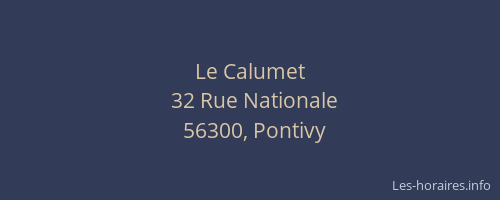 Le Calumet