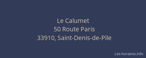 Le Calumet