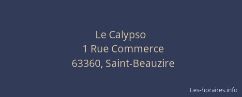 Le Calypso