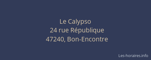 Le Calypso