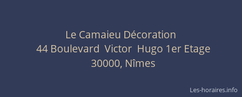Le Camaieu Décoration