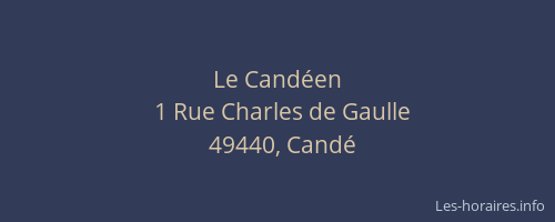 Le Candéen