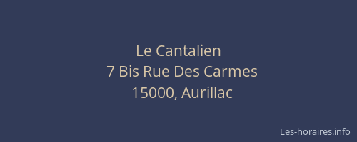 Le Cantalien